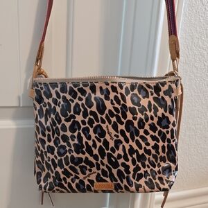 Consuela Wild Leopard Crossbody Bag